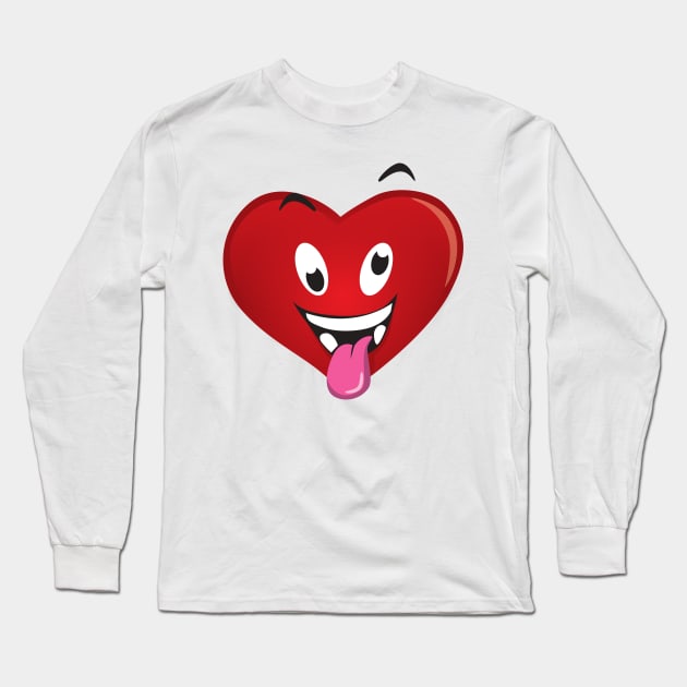 Crazy heart Long Sleeve T-Shirt by rayanammmar